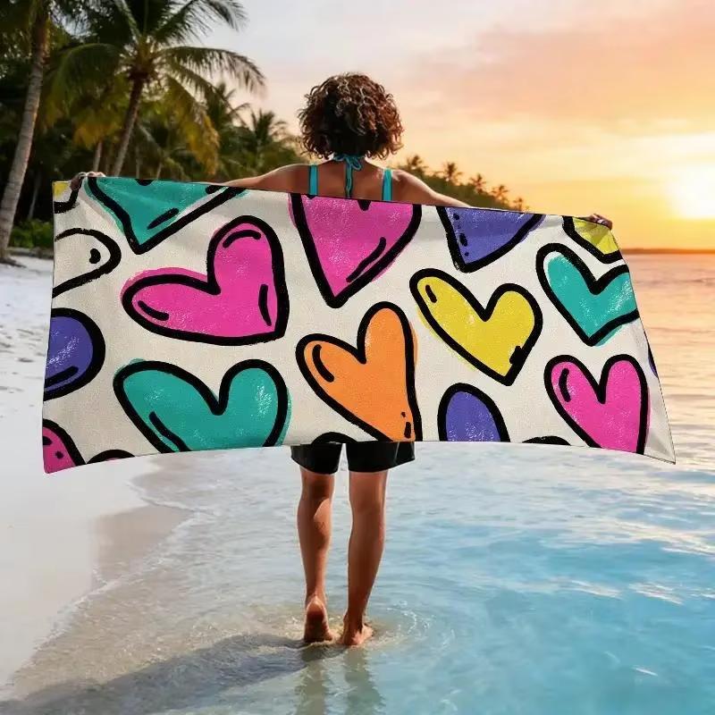 Charity Festival Love Beach Towel, Soft Quick Dry Absorbent Microfiber for Bazaar Swimming Travel Camping Gift W40*H60(CM)
Charity Festival Love Beach Towel, Soft Quick Dry Absorbent Microfiber for Bazaar Swimming Travel Camping Gift W40*H60(CM)