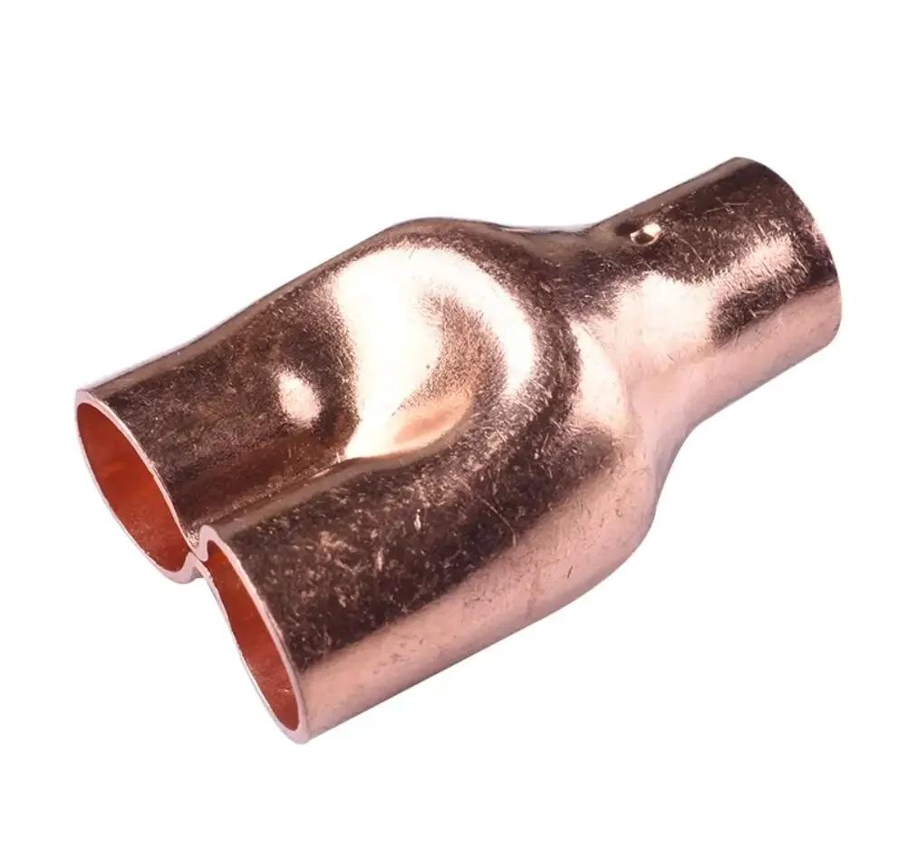 1/4 3/8 1/2 8 16 19 22 25 28.6 -42mm ID Equal Reducer Y-Shaped 3 Way Splitter Copper End Feed Solder Fitting Air Conditioner ID 6.35mm Equal
1/4 3/8 1/2 8 16 19 22 25 28.6 -42mm ID Equal Reducer Y-Shaped 3 Way Splitter Copper End Feed Solder Fitting Air Conditioner ID 6.35mm Equal