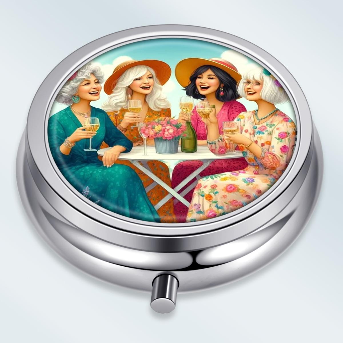 Portable Pill Box with 3 Compartments, Mini Metal Medicine Organizer Case, Cute Printed Pill Container for Vitamins, Pills, Jewelry, Travel, Daily Use разноцветный
Portable Pill Box with 3 Compartments, Mini Metal Medicine Organizer Case, Cute Printed Pill Container for Vitamins, Pills, Jewelry, Travel, Daily Use разноцветный