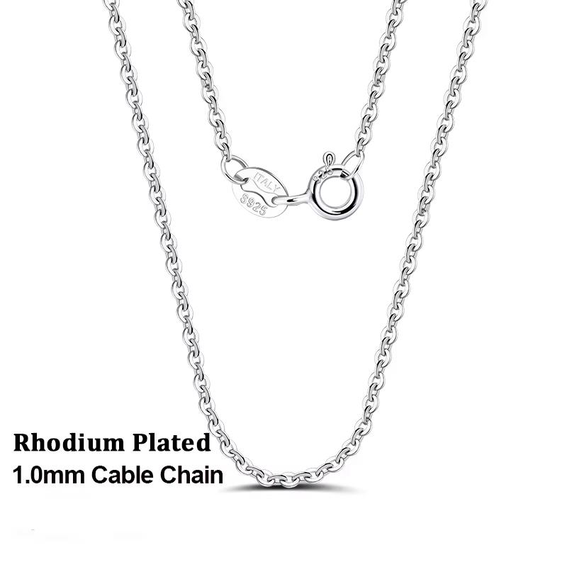 Rinntin 18K Gold 925 Silver Fashion Cable Link Chains Necklace for Women Thin Neck Chain Accessories Jewelry SC06 40cm
Rinntin 18K Gold 925 Silver Fashion Cable Link Chains Necklace for Women Thin Neck Chain Accessories Jewelry SC06 40cm