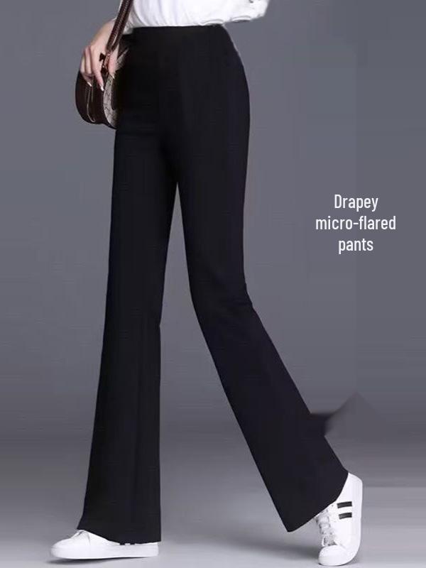 Women s Black High-Waist Flared Yoga Trousers - Elegant, Light, and Casual Style L (100-120 lbs)
Women s Black High-Waist Flared Yoga Trousers - Elegant, Light, and Casual Style L (100-120 lbs)