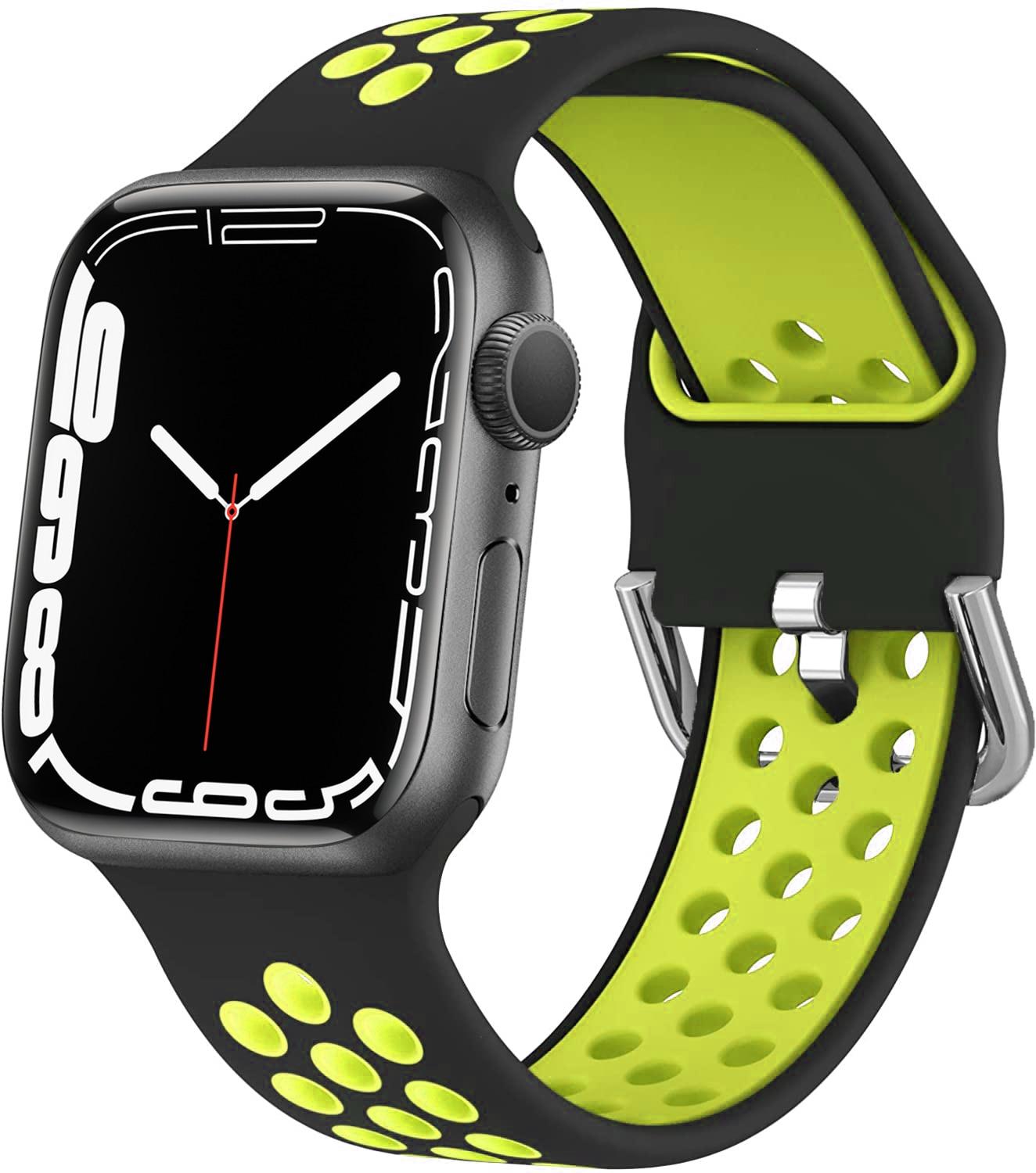 Спортивный дышащий мягкий силиконовый ремешок для Apple Watch, регулируемый аксессуар для iwatch Series 7, 6 SE, 5, 4, 3, 2, 1, 44 мм, 45 мм, 42 мм, 38 мм, 40 мм, 41 мм 42mm 44mm 45mm
Спортивный дышащий мягкий силиконовый ремешок для Apple Watch, регулируемый аксессуар для iwatch Series 7, 6 SE, 5, 4, 3, 2, 1, 44 мм, 45 мм, 42 мм, 38 мм, 40 мм, 41 мм 42mm 44mm 45mm