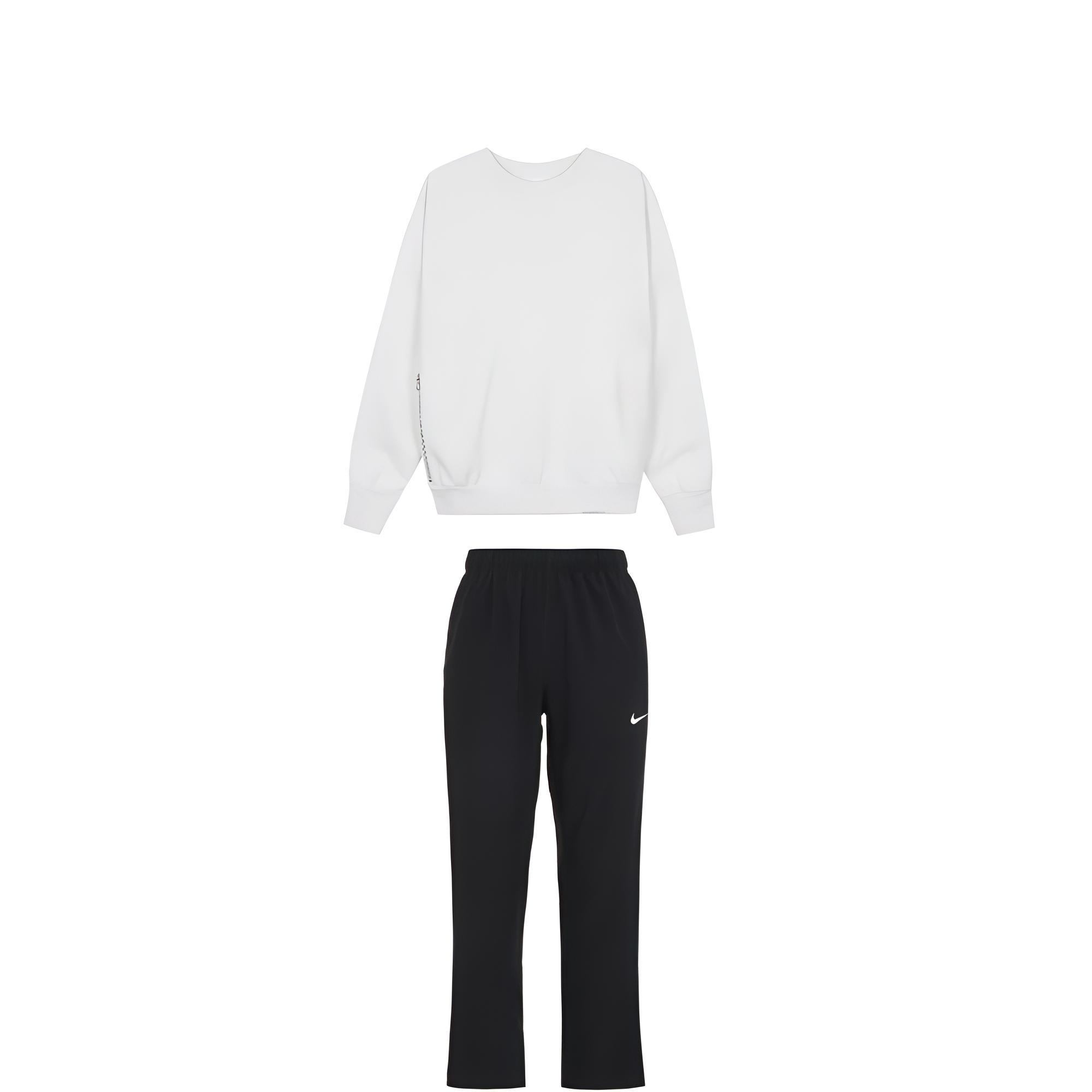 Nike Solid Color Long Sleeve Crew Neck Sweatshirt And Elastic Pants Casual Sports Set Men sets DQ5821-027+FB7491-01 S
Nike Solid Color Long Sleeve Crew Neck Sweatshirt And Elastic Pants Casual Sports Set Men sets DQ5821-027+FB7491-01 S