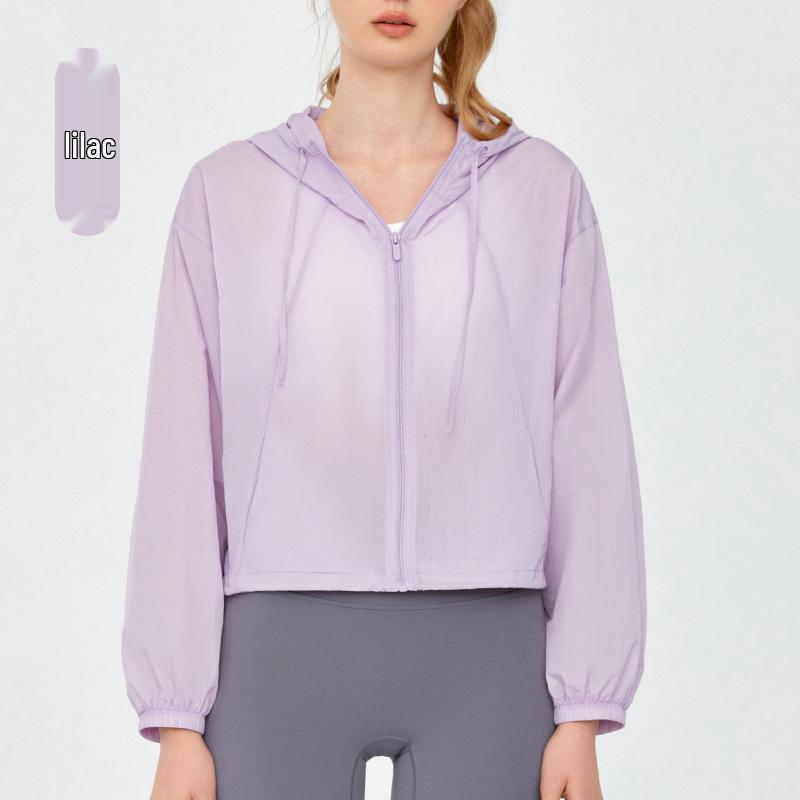 Женская легкая куртка с капюшоном для весны/лета - Дышащая, прохладная, топ для йоги, свободного кроя, повседневная укороченная для занятий спортом на открытом воздухе и фитнесом. Medium
Женская легкая куртка с капюшоном для весны/лета - Дышащая, прохладная, топ для йоги, свободного кроя, повседневная укороченная для занятий спортом на открытом воздухе и фитнесом. Medium