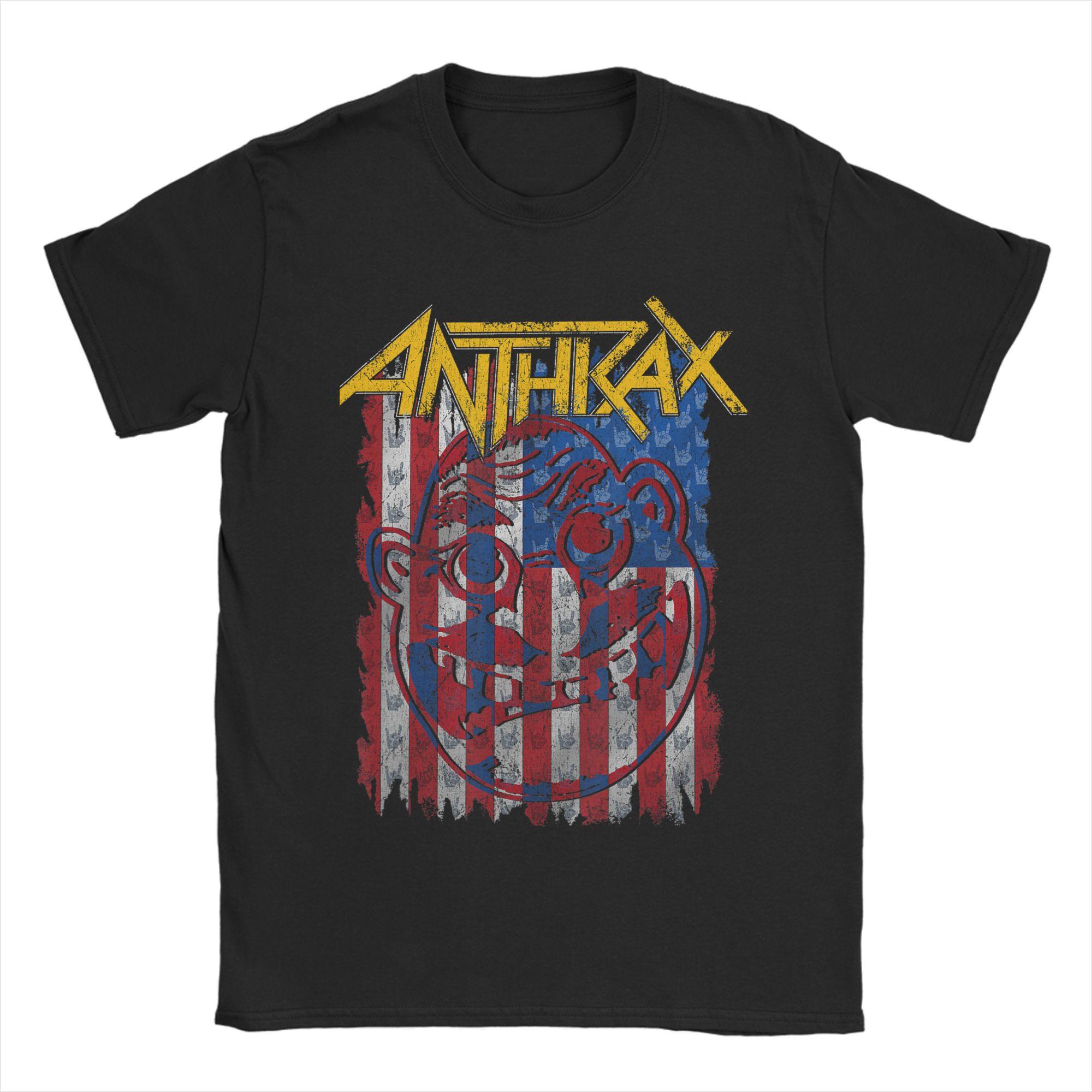 Anthrax Flag Men T Shirt Crazy Tees Short Sleeve Round Collar TShirt 100 Cotton Summer Clothes S
Anthrax Flag Men T Shirt Crazy Tees Short Sleeve Round Collar TShirt 100 Cotton Summer Clothes S