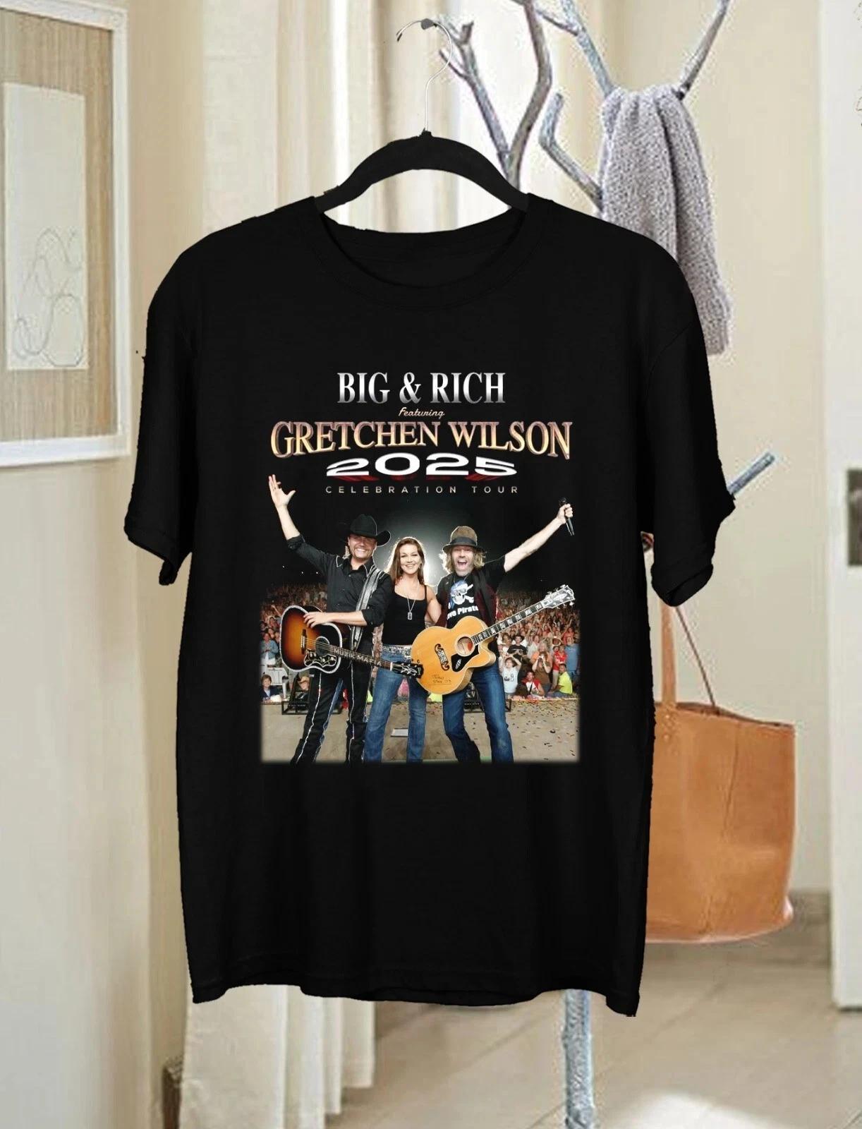 Big & Rich Featuring Gretchen Wilson 2025 Tour T Shirt Size S-3XL S
Big & Rich Featuring Gretchen Wilson 2025 Tour T Shirt Size S-3XL S