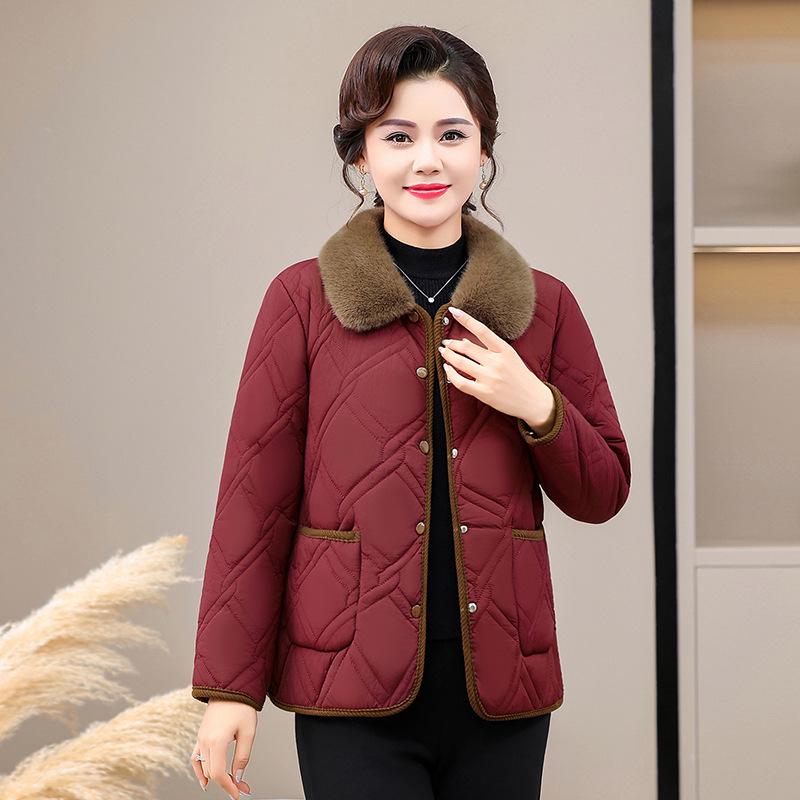 Mom s Winter Velvet Thickened Jacket: Stylish Short Stand Collar Warm Coat for Middle-aged and Elderly Women 4XL
Mom s Winter Velvet Thickened Jacket: Stylish Short Stand Collar Warm Coat for Middle-aged and Elderly Women 4XL