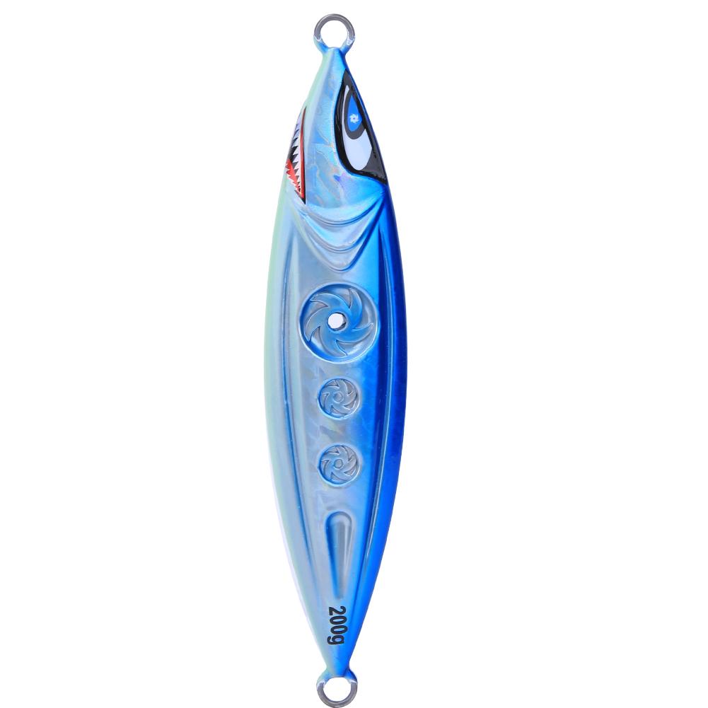 200g Jigging 3D Noctilucence Artificial Fish Lure Bait Saltwater Fishing Tool Blue
200g Jigging 3D Noctilucence Artificial Fish Lure Bait Saltwater Fishing Tool Blue