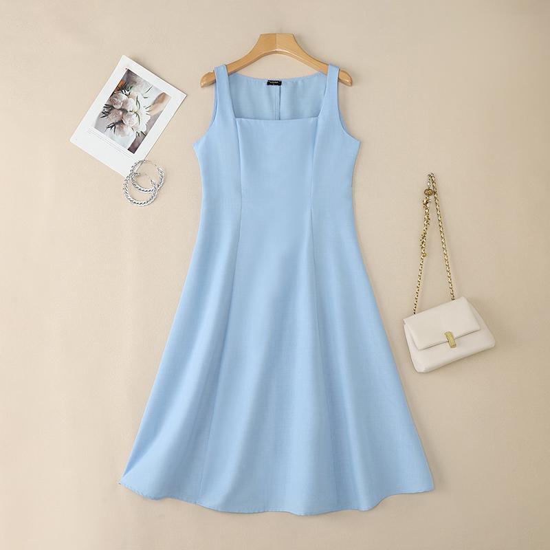 VONDA Women Elegant Sleeveless Casual Slim Waist Long Pleated Tank Dress 5XL светло-синий
VONDA Women Elegant Sleeveless Casual Slim Waist Long Pleated Tank Dress 5XL светло-синий