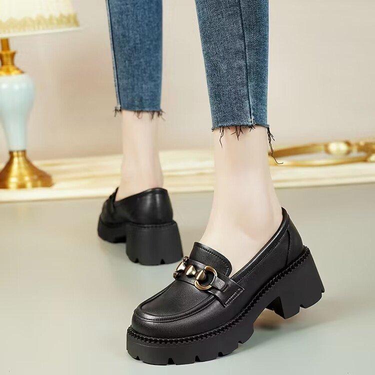 Muffin British style thick-soled heightening loafers women s new autumn soft-soled single shoes versatile thick-heeled small leather shoes 35 чёрный
Muffin British style thick-soled heightening loafers women s new autumn soft-soled single shoes versatile thick-heeled small leather shoes 35 чёрный