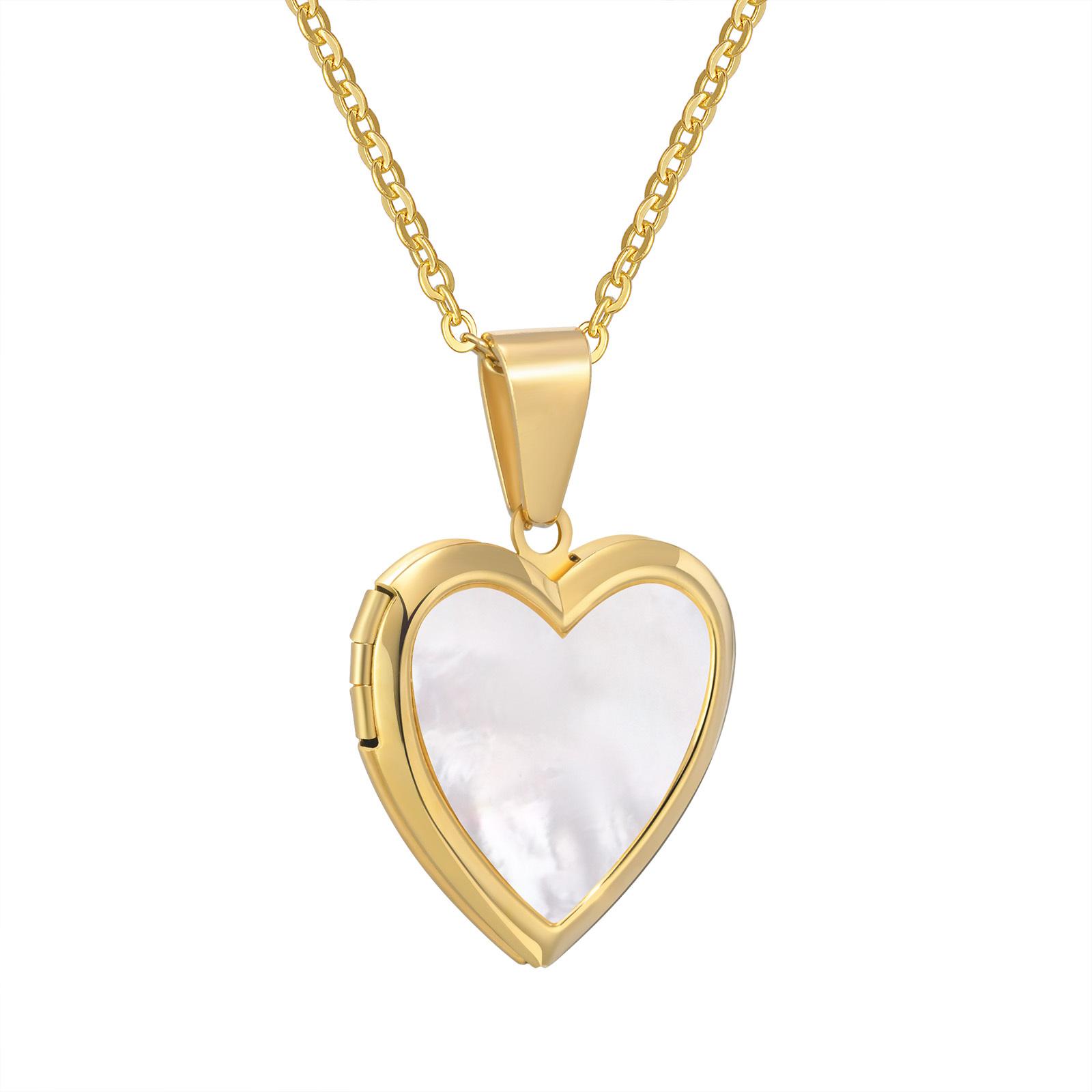 Vnox Women Locket Necklaces, Openable Heart Pendants, Stainless Steel Shell Photo Frame Necklace 55cm-60cm
Vnox Women Locket Necklaces, Openable Heart Pendants, Stainless Steel Shell Photo Frame Necklace 55cm-60cm