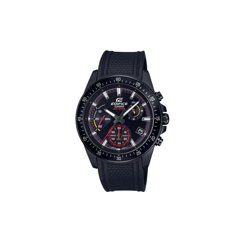 Casio EDIFICE series, metal texture, 100 meters waterproof, quartz movement, stainless steel strap, Japanese and Korean watches, men s EFV-540PB-1A чёрный
Casio EDIFICE series, metal texture, 100 meters waterproof, quartz movement, stainless steel strap, Japanese and Korean watches, men s EFV-540PB-1A чёрный