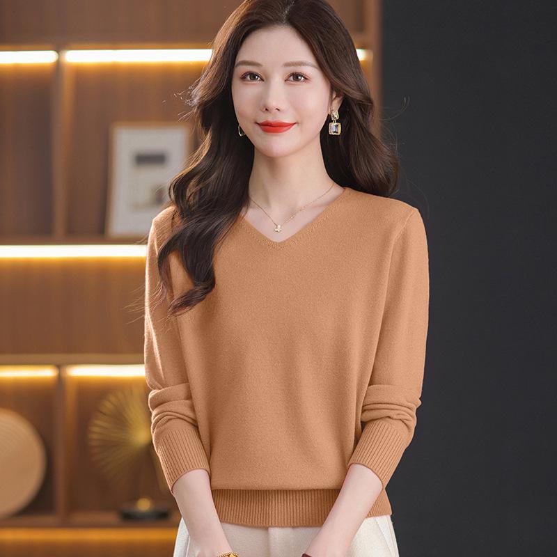 Women s Autumn/Winter Cashmere V-Neck Sweater - 100% Pure Wool Knitted Top for Mother s Wear M (42.5-50 kg) жовтий
Women s Autumn/Winter Cashmere V-Neck Sweater - 100% Pure Wool Knitted Top for Mother s Wear M (42.5-50 kg) жовтий