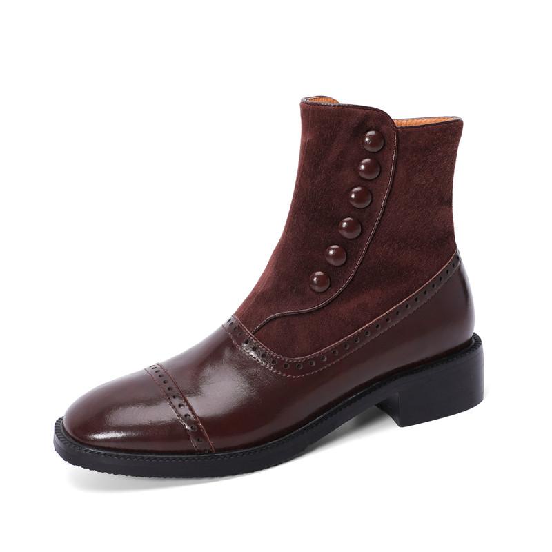 Fashion Hot Square Toe Women Boots Winter Rivet Buckle ZIP Brogues Retro Short Boots Thick Heel Ankle Boots Fashion Flock Women Shoes 40
Fashion Hot Square Toe Women Boots Winter Rivet Buckle ZIP Brogues Retro Short Boots Thick Heel Ankle Boots Fashion Flock Women Shoes 40