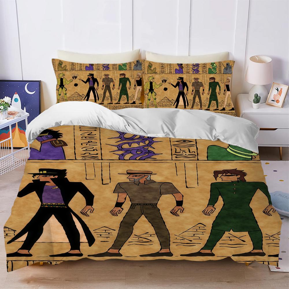Jojo Bizarre Adventure Duvet Cover Set Soft Wash Bed 3 Piece Summer Comfortable Student Dormitory Home Baby Bedding Best seller (135x200cm)
Jojo Bizarre Adventure Duvet Cover Set Soft Wash Bed 3 Piece Summer Comfortable Student Dormitory Home Baby Bedding Best seller (135x200cm)