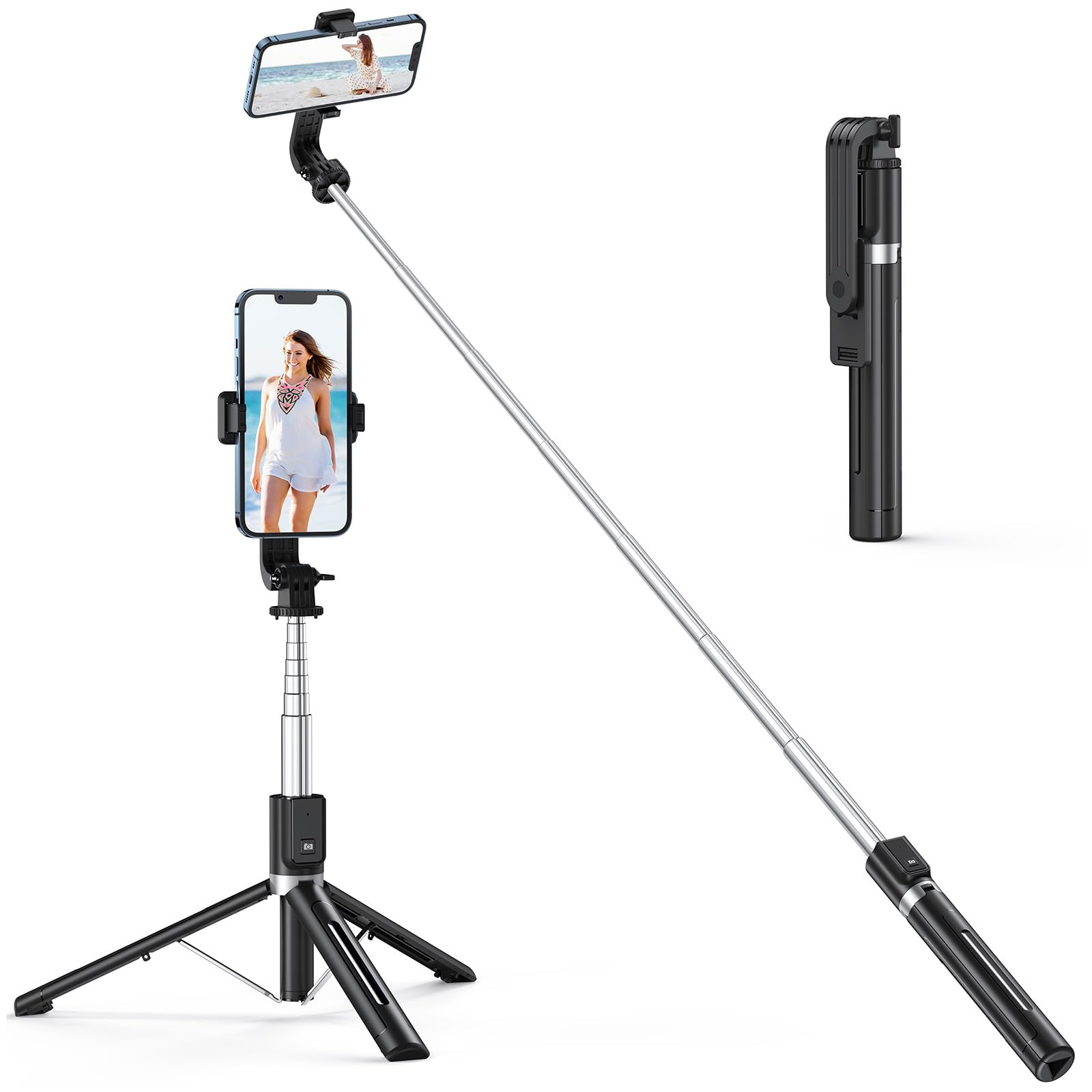 ATUMTEK Selfie Long Type с общей высотой компактного штатива для совместимого со смартфоном Bluetooth беспроводного дистанционного управления Android iPhone Selfie
ATUMTEK Selfie Long Type с общей высотой компактного штатива для совместимого со смартфоном Bluetooth беспроводного дистанционного управления Android iPhone Selfie