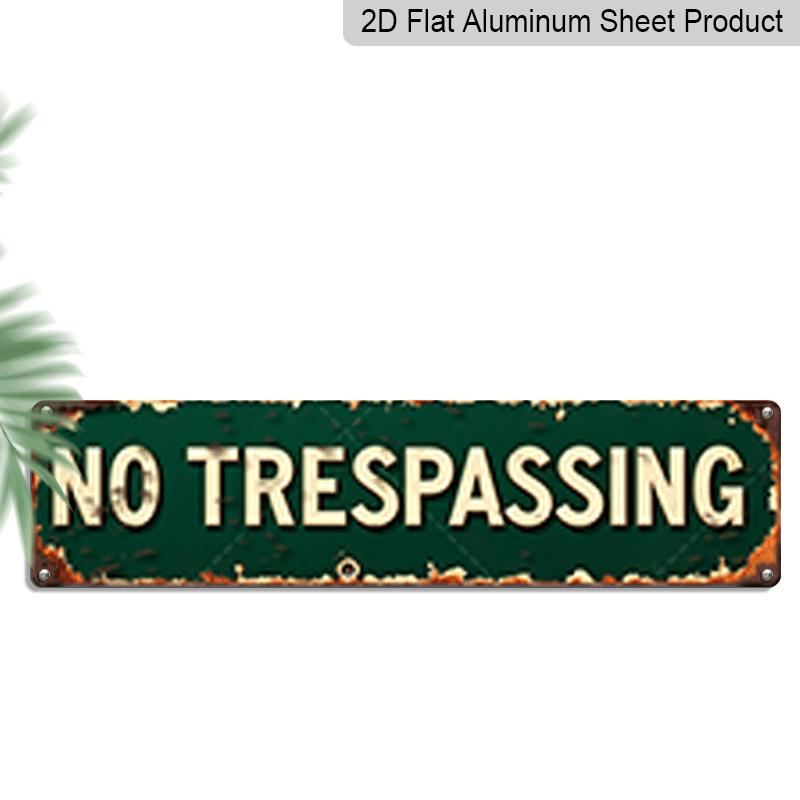 2D Flat, 1pc, No Trespassing Metal Sign, Aluminum Decorative Sign, Novelty Street Sign, Home Decor, Room Decor, Wall Decor, Restaurant Decor, Bar 40cm x 10cm
2D Flat, 1pc, No Trespassing Metal Sign, Aluminum Decorative Sign, Novelty Street Sign, Home Decor, Room Decor, Wall Decor, Restaurant Decor, Bar 40cm x 10cm