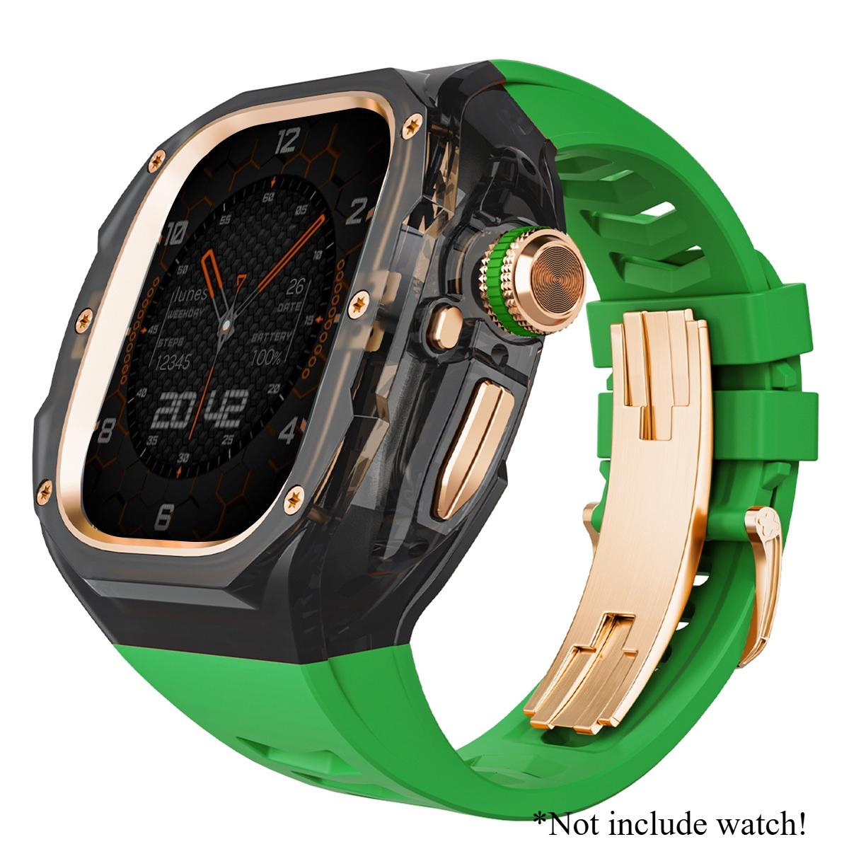 Розкішний набір для модифікації для Apple Watch Ultra 3 49 мм Спортивний гумовий ремінець для iWatch Series Ultra 2 1 49 мм Корпус «Льодовик» Набір для переоснащення For Ultra 2 49MM
Розкішний набір для модифікації для Apple Watch Ultra 3 49 мм Спортивний гумовий ремінець для iWatch Series Ultra 2 1 49 мм Корпус «Льодовик» Набір для переоснащення For Ultra 2 49MM