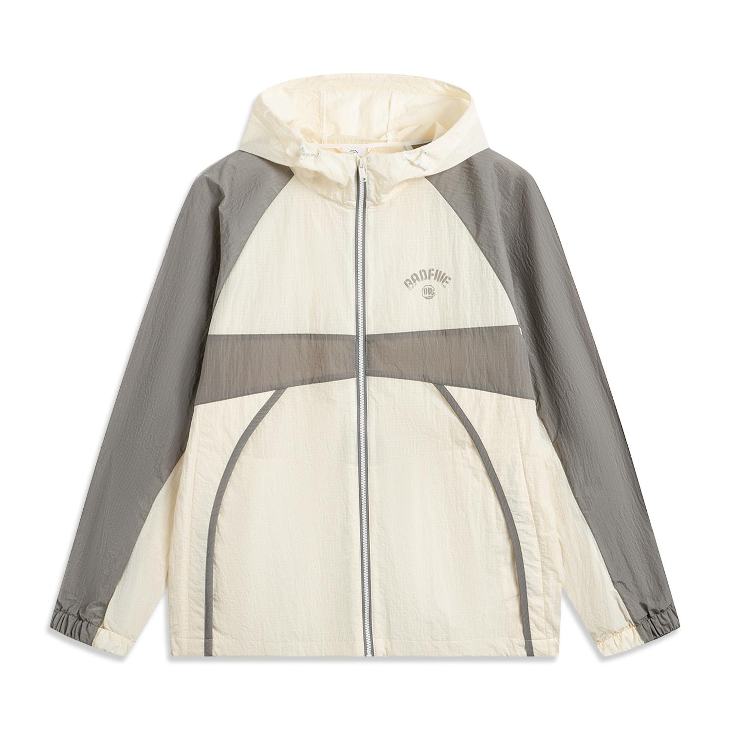 Li Ning Basketball Series Reverse Five Series Spliced Zipper Hooded Comfortable Breathable Versatile Jacket Men jackets Off-White Iron-Gray AFDV129-2 XL
Li Ning Basketball Series Reverse Five Series Spliced Zipper Hooded Comfortable Breathable Versatile Jacket Men jackets Off-White Iron-Gray AFDV129-2 XL