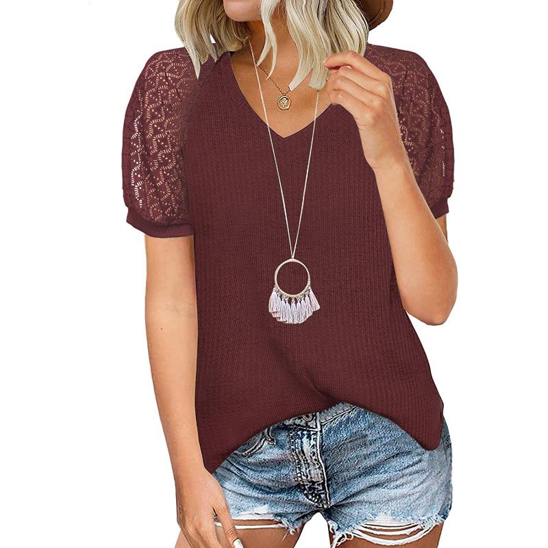 YYFS женские модные летние весенние повседневные однотонные футболки и топы с v-образным вырезом и короткими рукавами с принтом XXL
YYFS женские модные летние весенние повседневные однотонные футболки и топы с v-образным вырезом и короткими рукавами с принтом XXL