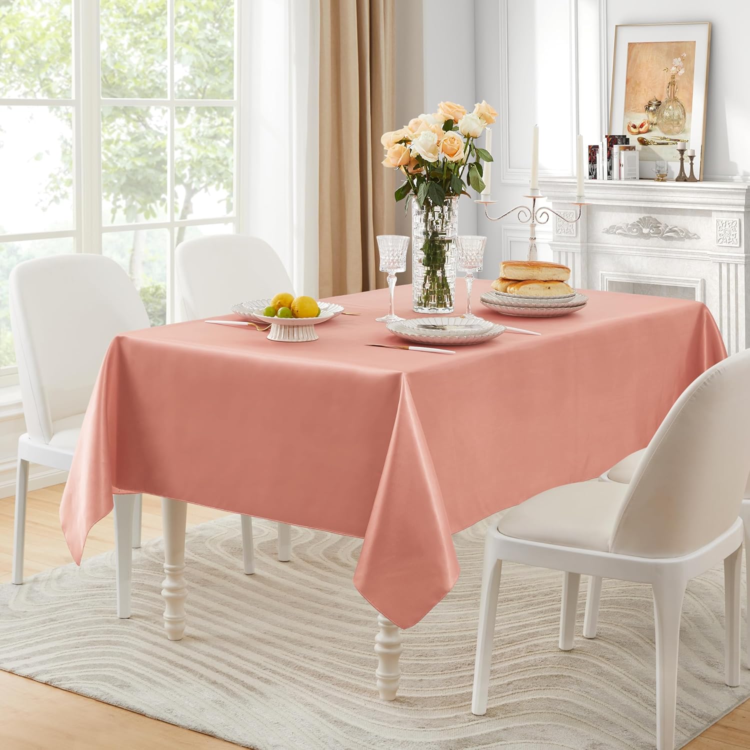 Satin Table Cover Rectangle Silky Soft Table Cloth, Satin Dining Tablecloths for Wedding Banquet Table Decoration, Dining Room 145x100cm
Satin Table Cover Rectangle Silky Soft Table Cloth, Satin Dining Tablecloths for Wedding Banquet Table Decoration, Dining Room 145x100cm