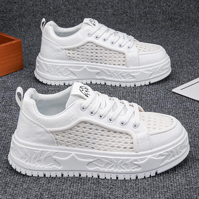 Boys summer new shoes trend Hong Kong style hollow breathable casual board shoes student sports thick baseplate shoes men s shoes 44
Boys summer new shoes trend Hong Kong style hollow breathable casual board shoes student sports thick baseplate shoes men s shoes 44