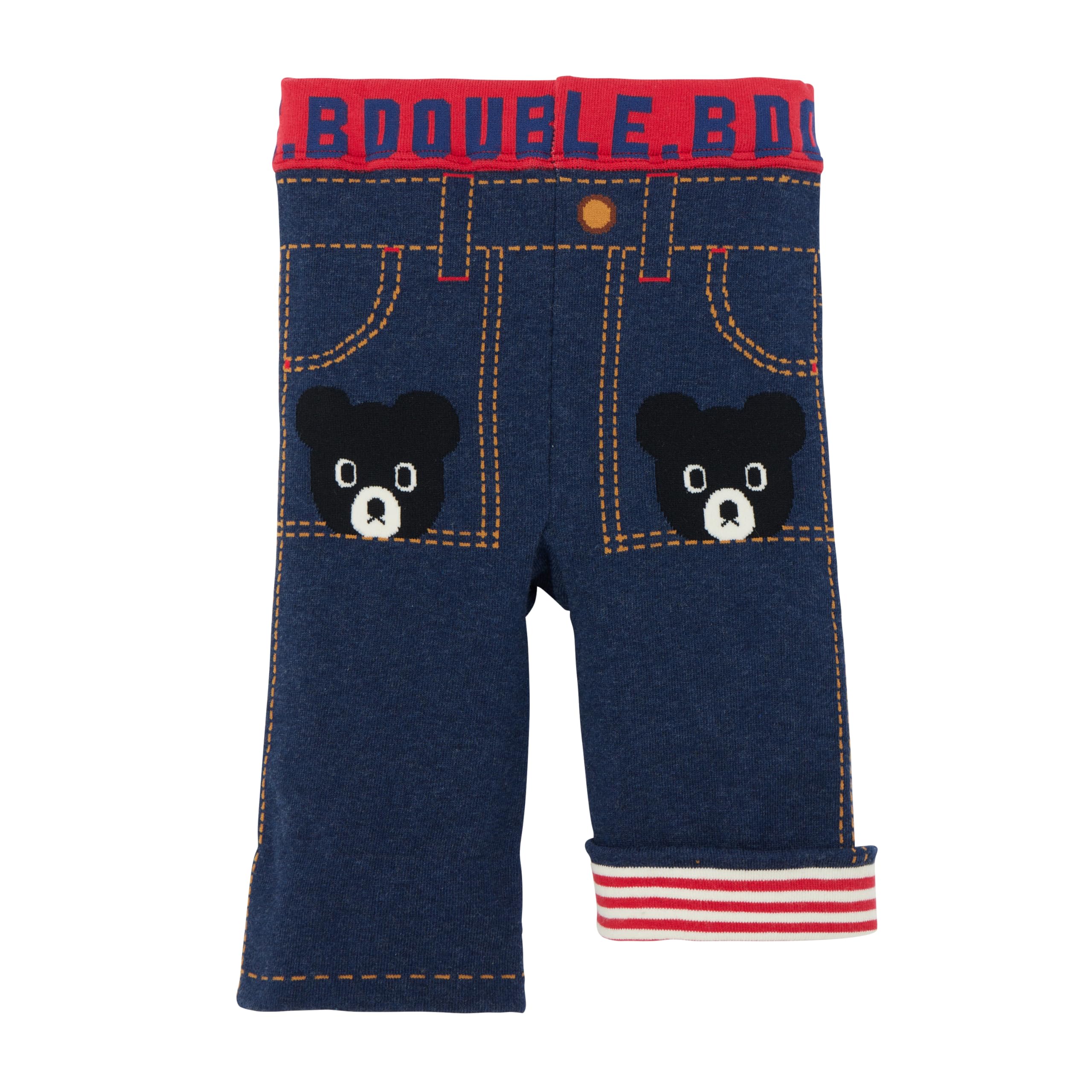 MIKI HOUSE Double B Cropped Leggings, Bear Design, Made in Japan, Boys and Girls, Baby Kids Clothing, 80cm, Indigo Blue, 63-9801-144
MIKI HOUSE Double B Cropped Leggings, Bear Design, Made in Japan, Boys and Girls, Baby Kids Clothing, 80cm, Indigo Blue, 63-9801-144