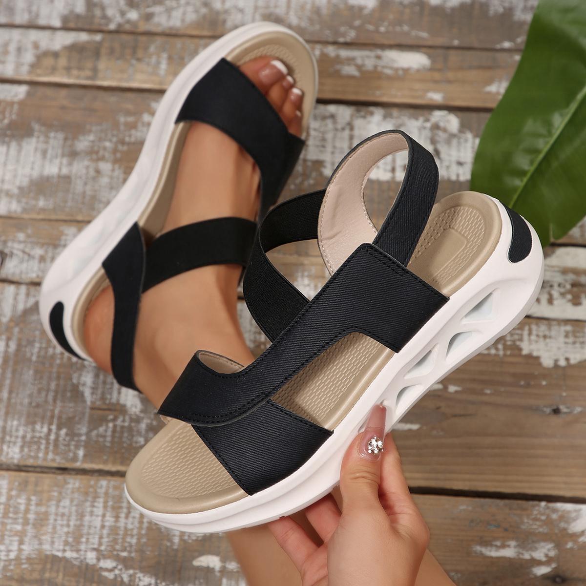 New Fashion Women Sandals 2025 Summer Solid Color Round Head Elastic Band Simple Comfortable Walking Women s Shoes 36 небо синє кольору
New Fashion Women Sandals 2025 Summer Solid Color Round Head Elastic Band Simple Comfortable Walking Women s Shoes 36 небо синє кольору