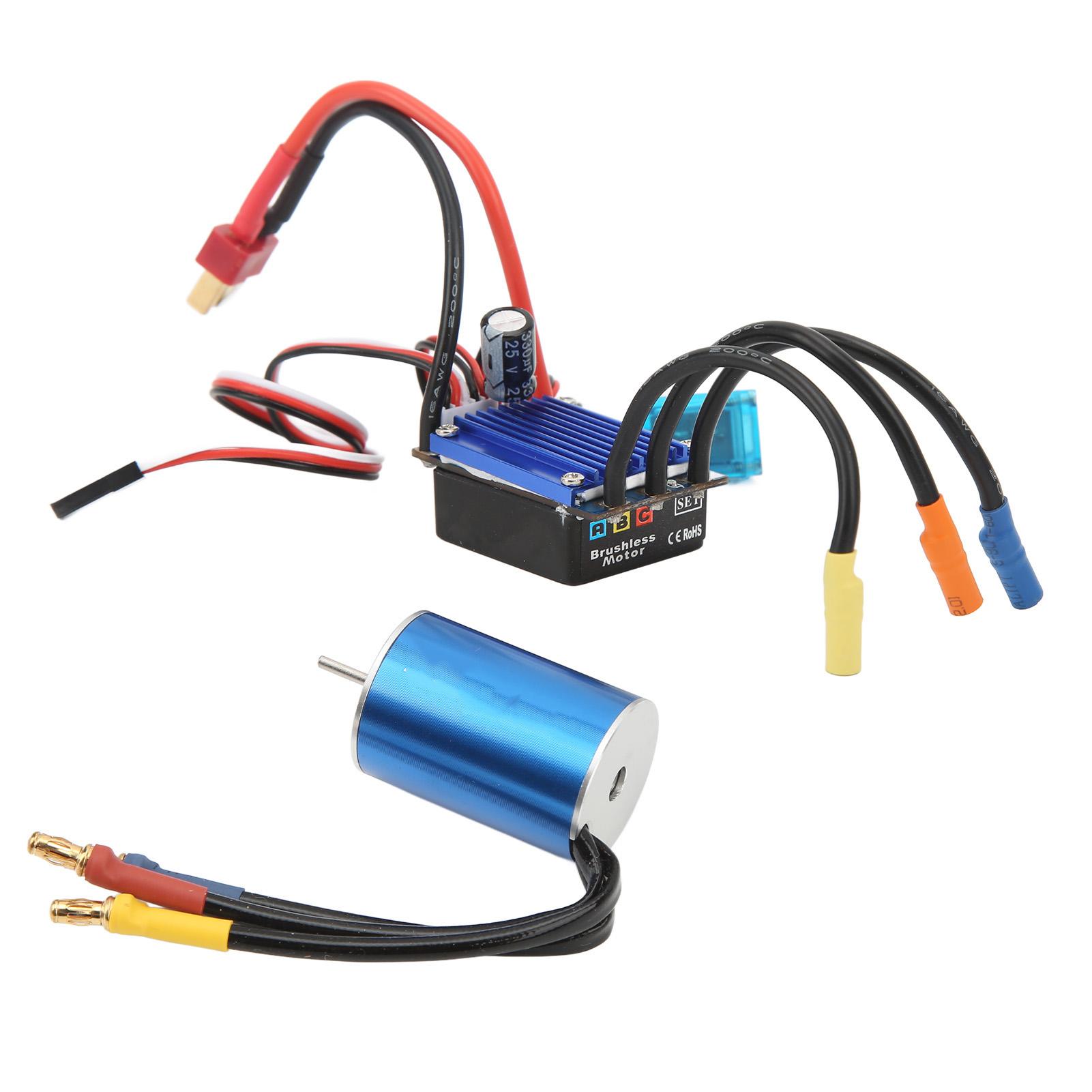 Радіокерований безколекторний двигун ESC 2435 4800KV Безколекторний двигун 25A Безколекторний ESC для Traxxas для HSP для Wltoys
Радіокерований безколекторний двигун ESC 2435 4800KV Безколекторний двигун 25A Безколекторний ESC для Traxxas для HSP для Wltoys