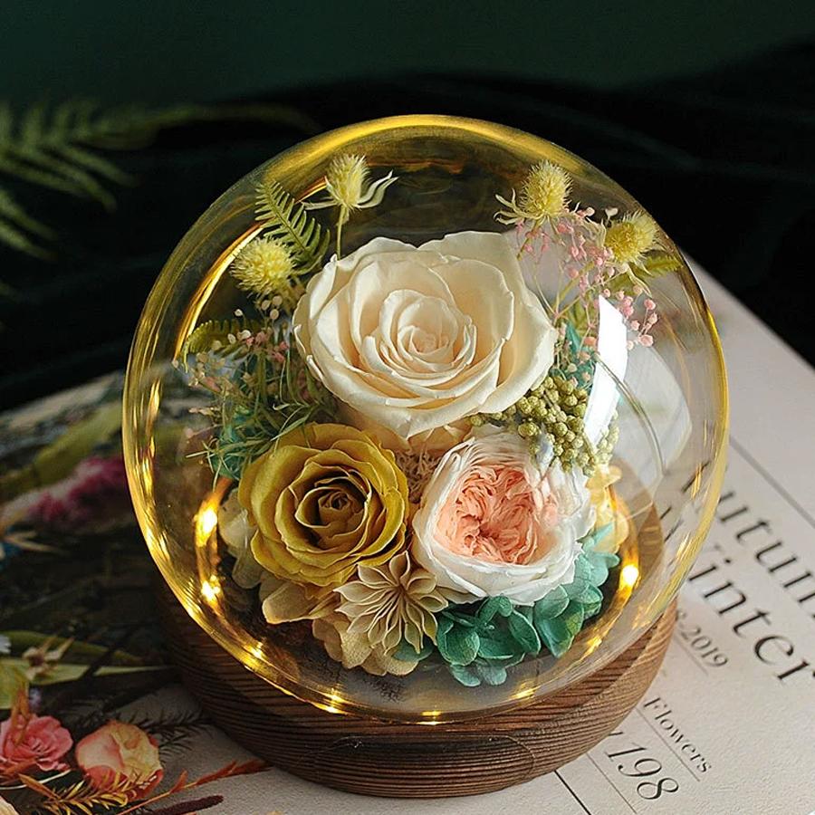 Вечный цветок готовые украшения настоящий цветок роза стеклянный купол День отца День матери Пасха День благодарения Рождество подарочная коробка
Вечный цветок готовые украшения настоящий цветок роза стеклянный купол День отца День матери Пасха День благодарения Рождество подарочная коробка