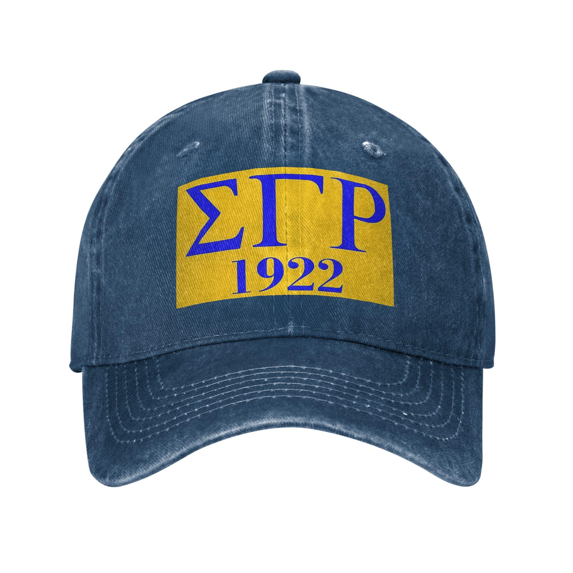 Sigma Gamma Rho 1922 Denim Fabric Cap Casual Baseball Caps Adjustable Hat Summer Unisex Baseball Hats One Size
Sigma Gamma Rho 1922 Denim Fabric Cap Casual Baseball Caps Adjustable Hat Summer Unisex Baseball Hats One Size