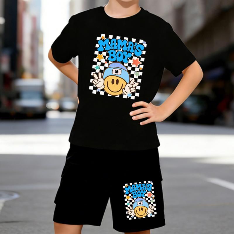 Boys 2 Piece Mom s Boy Themed Printed Outfit, Short Sleeve T-Shirt and Shorts Set for Kids Age 5-14,Black and White Sporty Casual Summer Clothes 5-6 Years чёрный
Boys 2 Piece Mom s Boy Themed Printed Outfit, Short Sleeve T-Shirt and Shorts Set for Kids Age 5-14,Black and White Sporty Casual Summer Clothes 5-6 Years чёрный