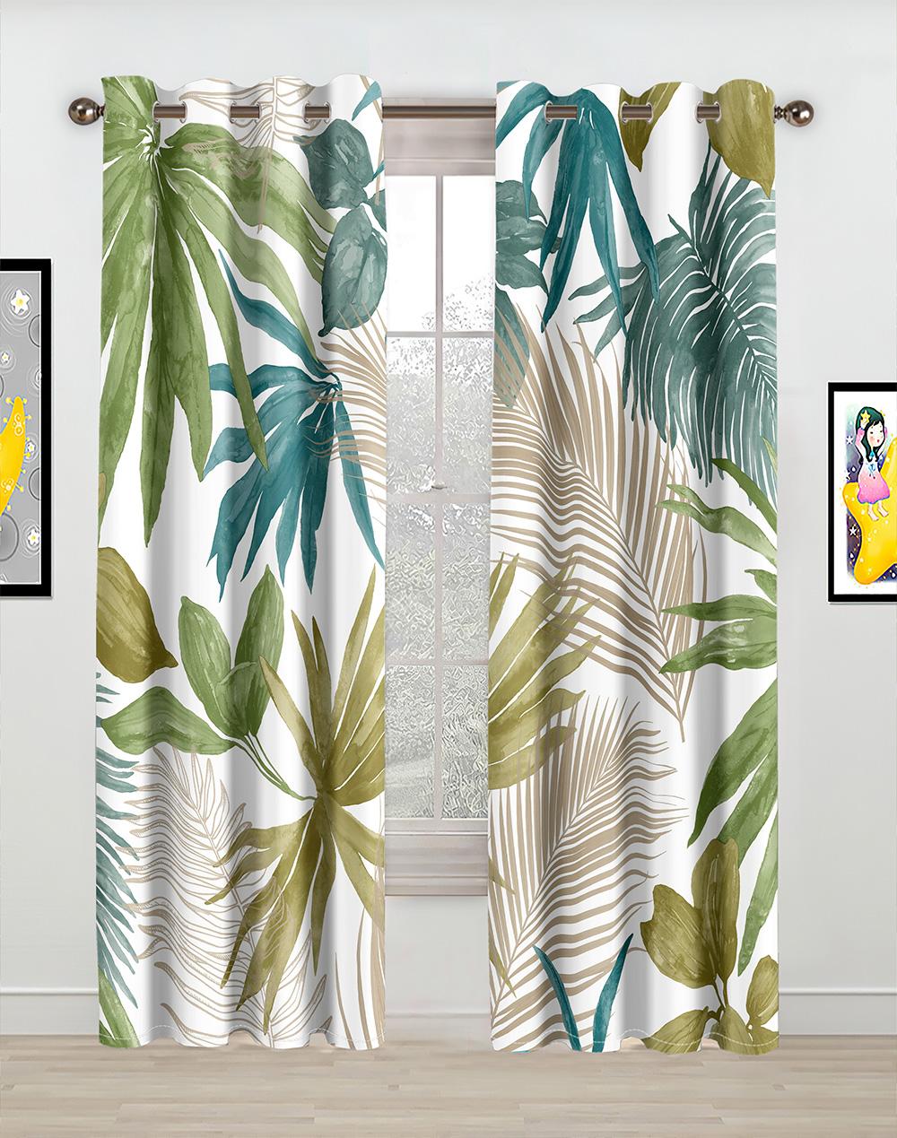 2 шт., занавеска с тропическими листьями, зеленое и белое растение, пальмовое лето, гавайское акварельное растение, банановое дерево, занавеска с натуральным принтом для спальни (250W250H)x2(CM)&Grommet Top
2 шт., занавеска с тропическими листьями, зеленое и белое растение, пальмовое лето, гавайское акварельное растение, банановое дерево, занавеска с натуральным принтом для спальни (250W250H)x2(CM)&Grommet Top