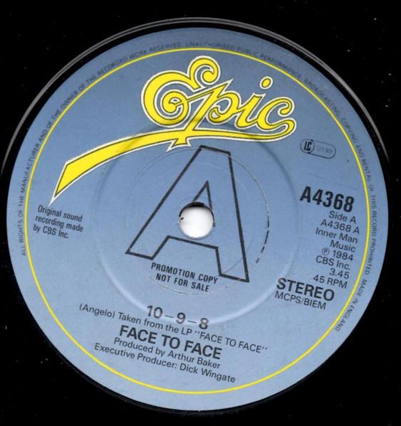 7inch Record FACE TO FACE 3 1098 A4368PROMO Epic 1984 UK Dance Electronica Used
7inch Record FACE TO FACE 3 1098 A4368PROMO Epic 1984 UK Dance Electronica Used