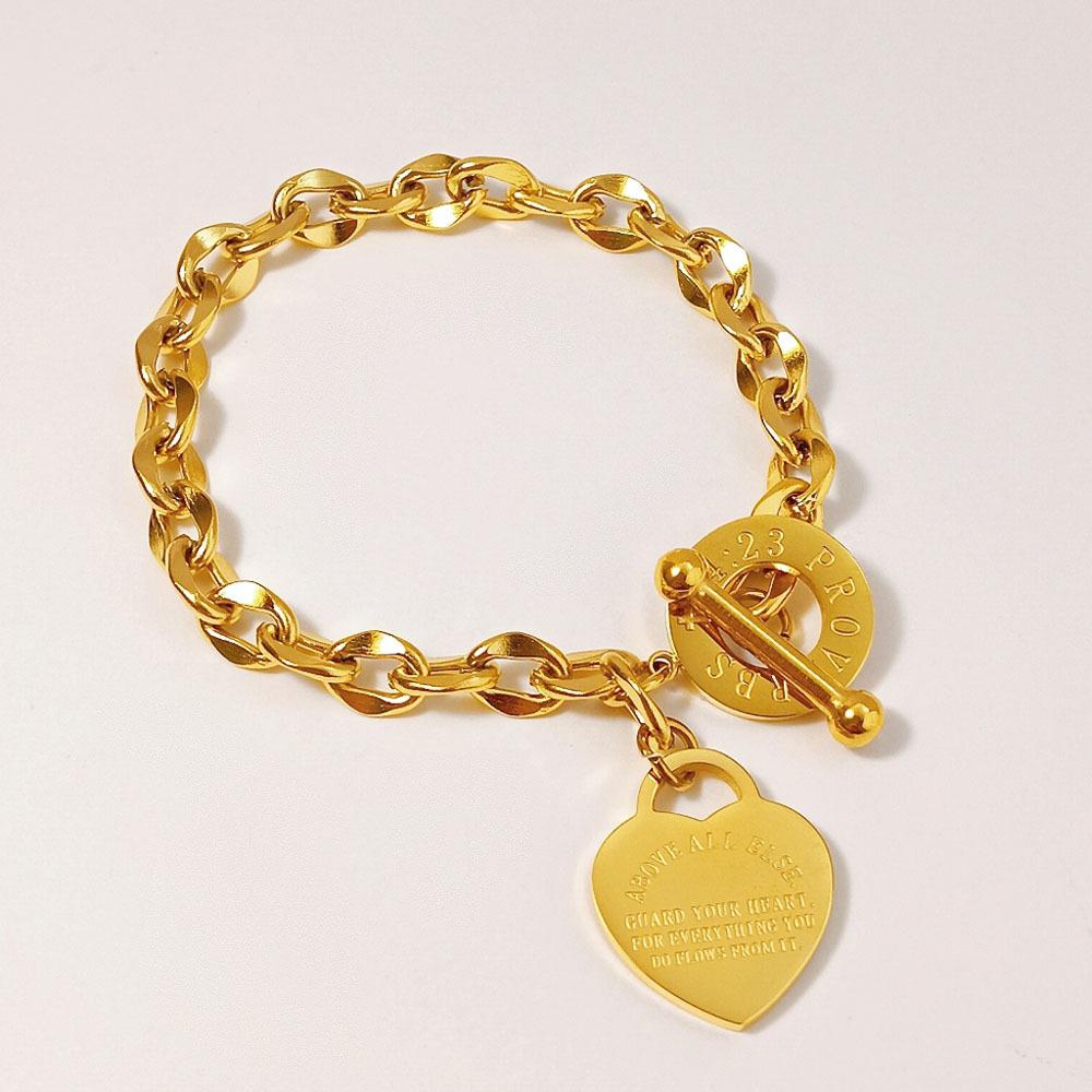 Popular Heart Ot Buckle Bracelet Women S Fashion Temperament Design Titanium Steel Jewelry Does Not Fade Versatile
Popular Heart Ot Buckle Bracelet Women S Fashion Temperament Design Titanium Steel Jewelry Does Not Fade Versatile