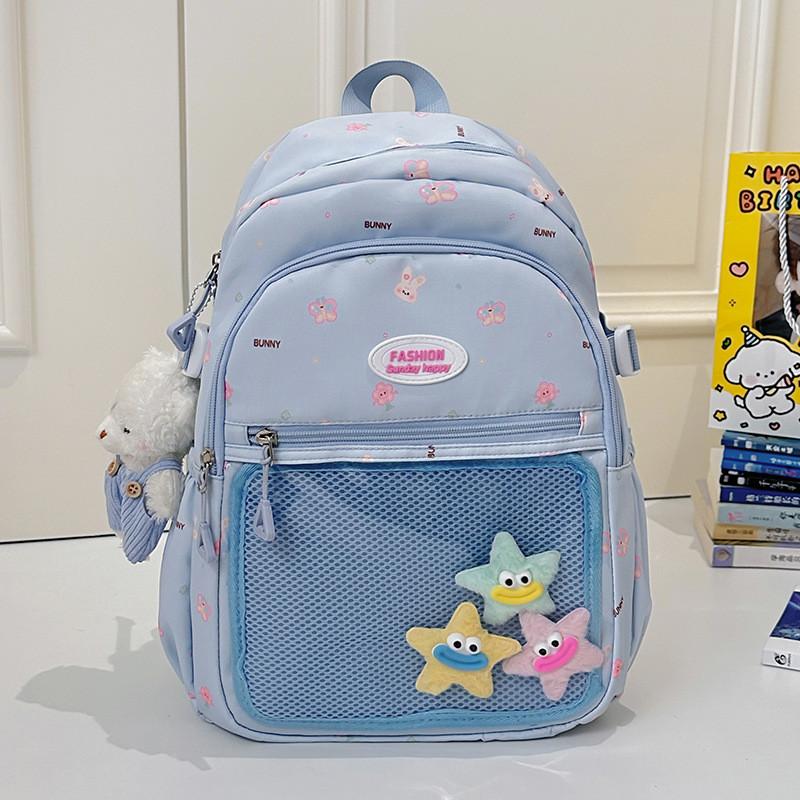 Urban Minimalist Nylon Backpack For School With Letter Rabbit And Butterfly Print Design For Teens And Students
Urban Minimalist Nylon Backpack For School With Letter Rabbit And Butterfly Print Design For Teens And Students
