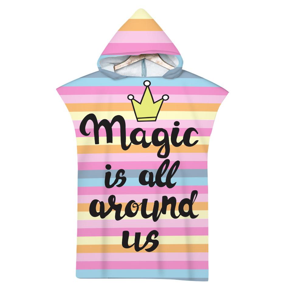 Unicorn Hooded Cloak Pink Quick Dry Large Beach Bath Towel Microfiber Wetsuit Adult Child Parent-Child Changing Poncho Bathrobe Kids 65x75cm
Unicorn Hooded Cloak Pink Quick Dry Large Beach Bath Towel Microfiber Wetsuit Adult Child Parent-Child Changing Poncho Bathrobe Kids 65x75cm