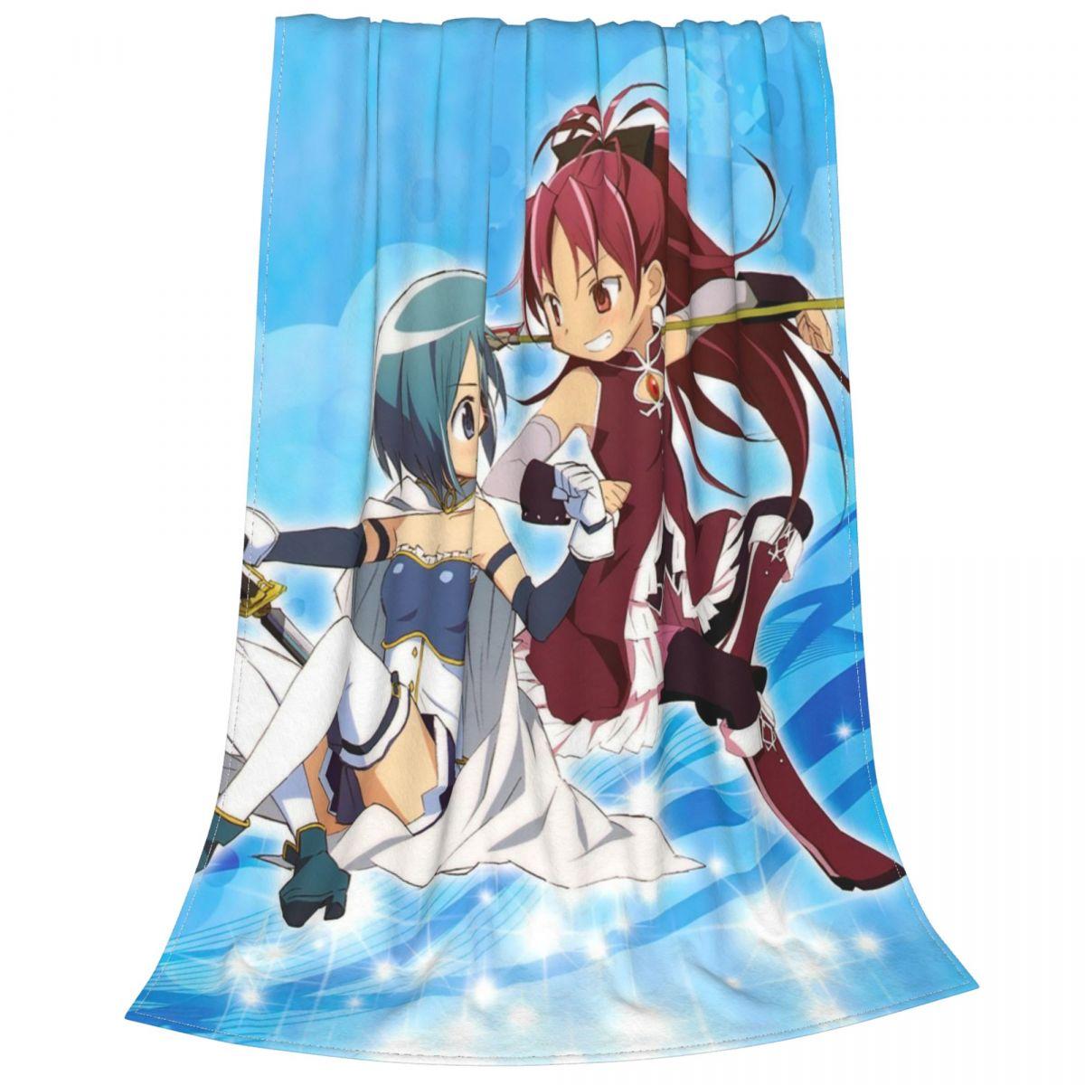 Kyouko Sakura Sayaka Miki Knitted Blanket Puella Magi Madoka Magica Fleece Throw Blanket Bed Sofa Decoration Soft Warm Bedsprea 75x90cm
Kyouko Sakura Sayaka Miki Knitted Blanket Puella Magi Madoka Magica Fleece Throw Blanket Bed Sofa Decoration Soft Warm Bedsprea 75x90cm