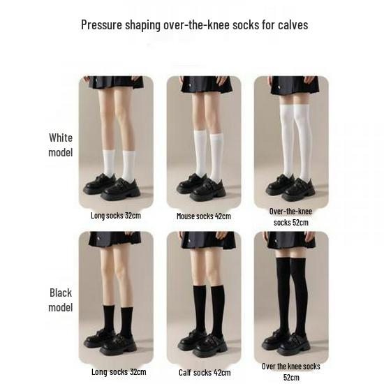 Low-Pressure Women s Calf Socks: Over-the-Knee, High Compression, Black, JK Long Style for All Seasons One Size
Low-Pressure Women s Calf Socks: Over-the-Knee, High Compression, Black, JK Long Style for All Seasons One Size