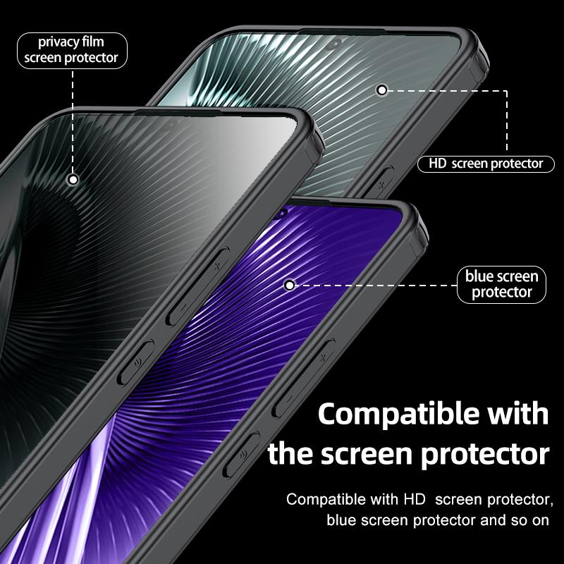 For Xiaomi Redmi Turbo 3 5G/Poco F6 5G Anti-Scratch Phone Case Hybrid TPU+PC Phone Cover Black
For Xiaomi Redmi Turbo 3 5G/Poco F6 5G Anti-Scratch Phone Case Hybrid TPU+PC Phone Cover Black