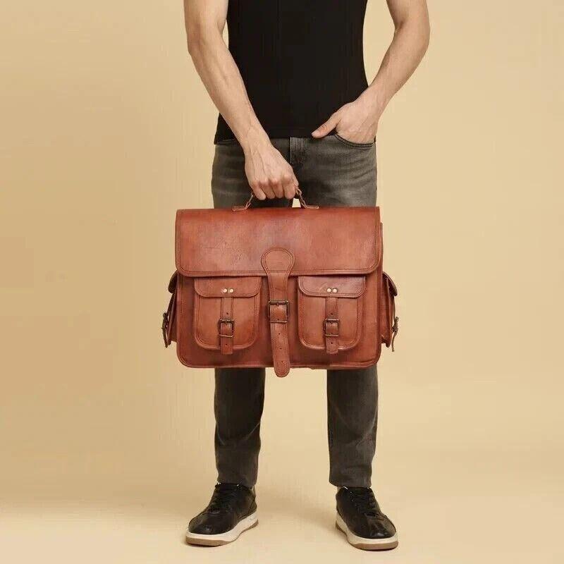 Men s Vintage Artist Leather Messenger Bag Shoulder Laptop Bag Briefcase 15 x 11 x 4 in коричневий
Men s Vintage Artist Leather Messenger Bag Shoulder Laptop Bag Briefcase 15 x 11 x 4 in коричневий