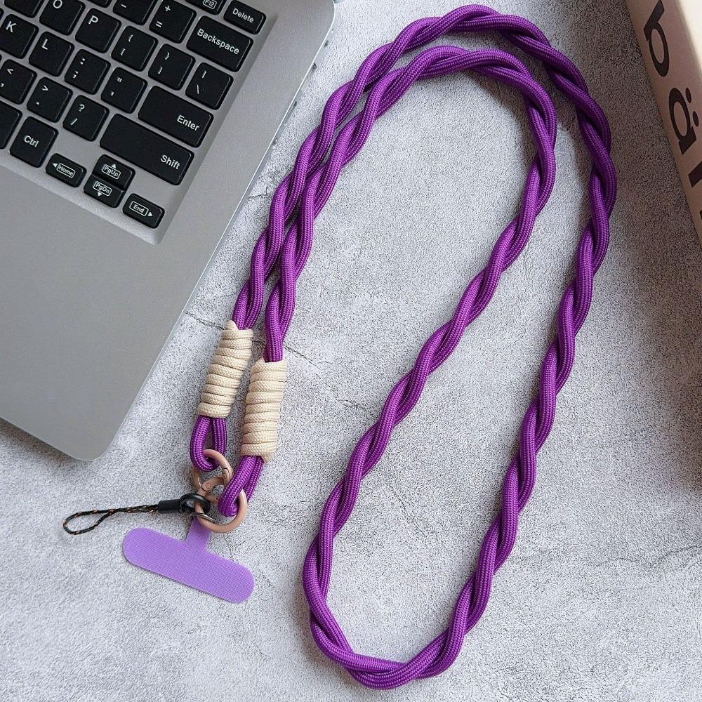 Universal Twist Nylon Strap Mobile Phone Long Lanyard Anti-lost Hanging Shoulder Strap Rope Lanyard Neck Rope Nylon / Spandex фиолетовый
Universal Twist Nylon Strap Mobile Phone Long Lanyard Anti-lost Hanging Shoulder Strap Rope Lanyard Neck Rope Nylon / Spandex фиолетовый