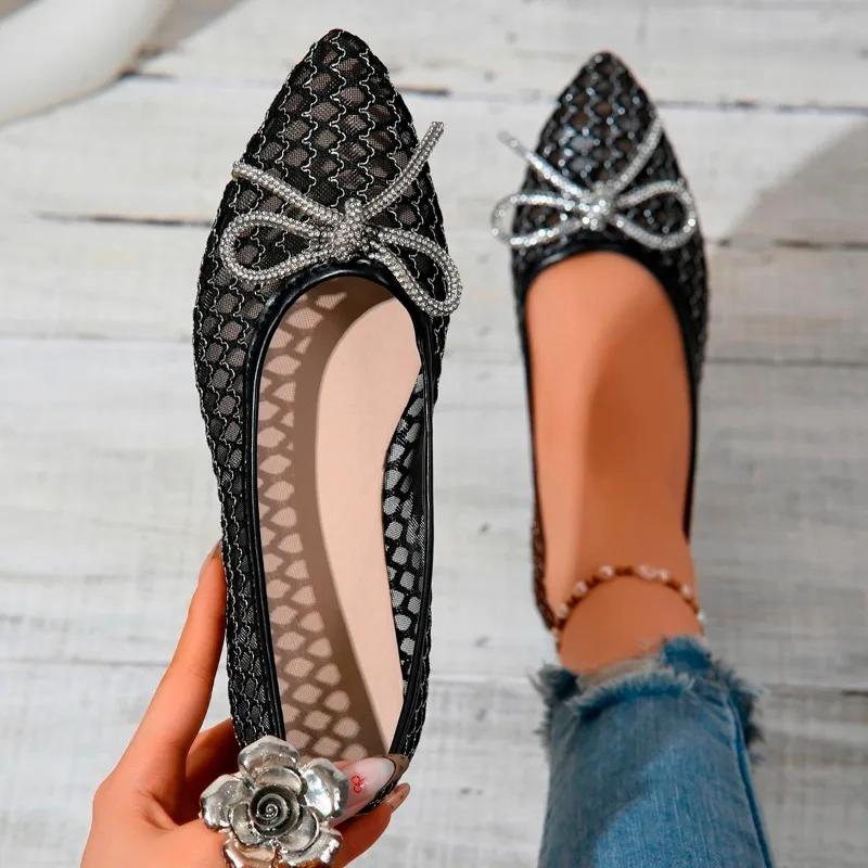 Весна Новые Балетки Женские Заостренный Носок Мелкий Вырез Сетчатая Ткань Дышащие Бант Мягкая Подошва Нескользящие Одинарные Туфли 43 чёрный
Весна Новые Балетки Женские Заостренный Носок Мелкий Вырез Сетчатая Ткань Дышащие Бант Мягкая Подошва Нескользящие Одинарные Туфли 43 чёрный