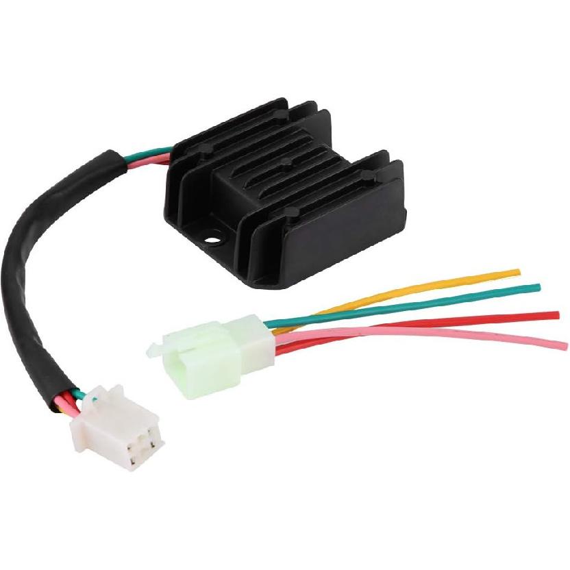 Voltage Regulator Rectifier 4 Wires Voltage Regulator Rectifier for Motorcycle Boat Motor ATV GY6 50 150cc Scooter
Voltage Regulator Rectifier 4 Wires Voltage Regulator Rectifier for Motorcycle Boat Motor ATV GY6 50 150cc Scooter