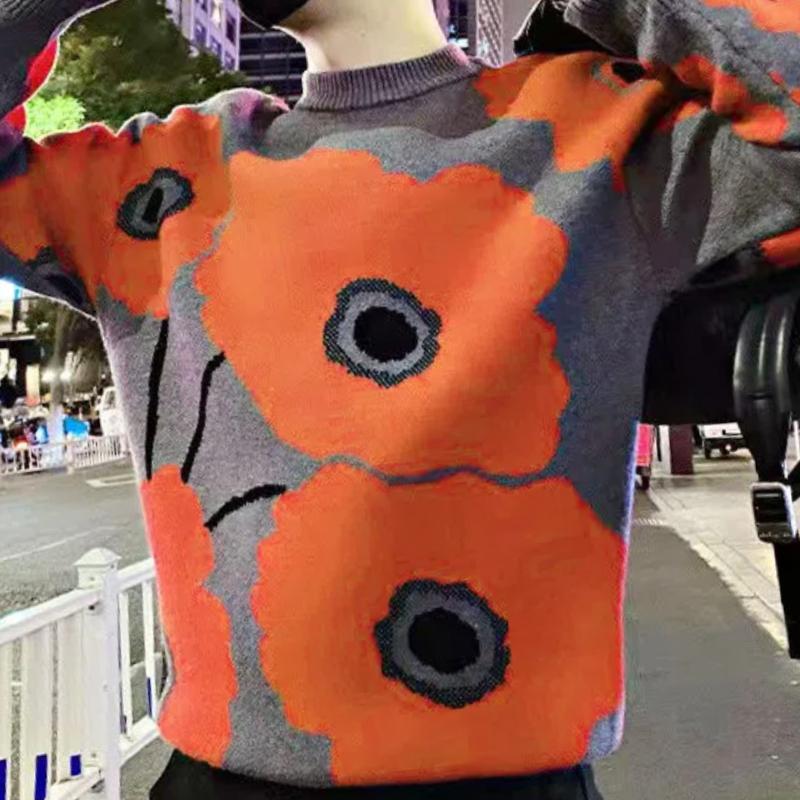 Trend Fashion Autumn Winter New Sweaters Men O-Neck Jacquard Weave Korean Style Casual Long Sleeve Loose Pullovers Knitted Tops 4XL помаранчевий
Trend Fashion Autumn Winter New Sweaters Men O-Neck Jacquard Weave Korean Style Casual Long Sleeve Loose Pullovers Knitted Tops 4XL помаранчевий