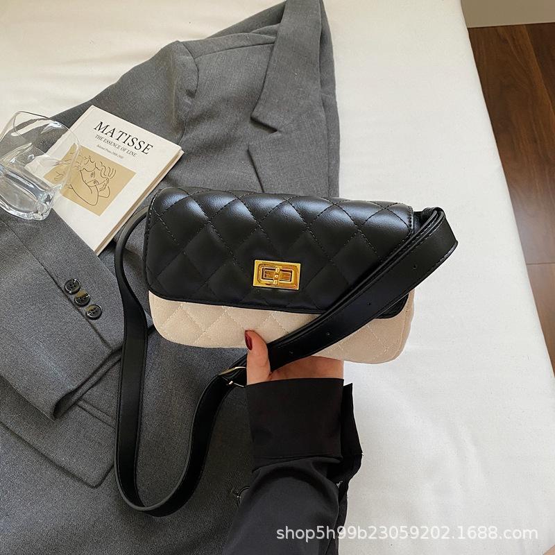 Suede matte contrasting color small square bag women s bag rhombus embroidery thread shoulder messenger bag trendy mobile phone bag
Suede matte contrasting color small square bag women s bag rhombus embroidery thread shoulder messenger bag trendy mobile phone bag