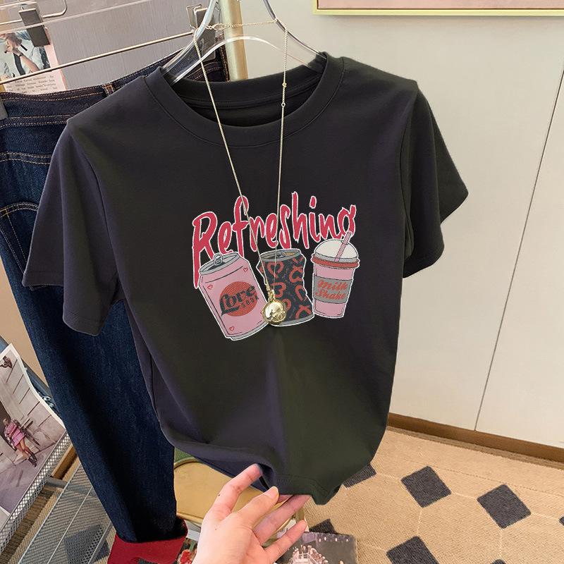 European retro cotton short-sleeved t-shirt women s fashion versatile age-reducing loose and thin crew neck top summer 2026 3XL чорний
European retro cotton short-sleeved t-shirt women s fashion versatile age-reducing loose and thin crew neck top summer 2026 3XL чорний