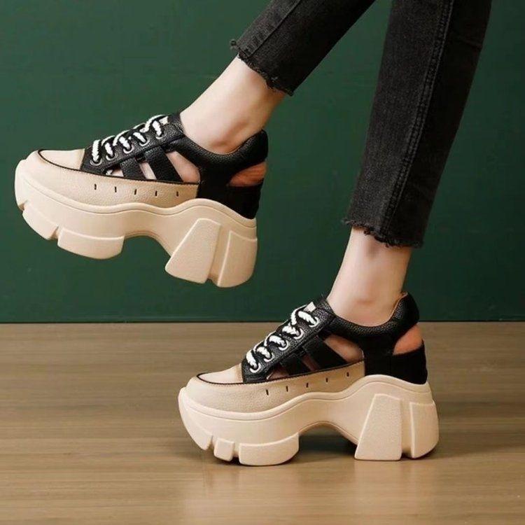 Dad s Beach Casual Sponge Shoes Thick-soled Height-increasing Hollowed-out Sandals 40 чорний
Dad s Beach Casual Sponge Shoes Thick-soled Height-increasing Hollowed-out Sandals 40 чорний