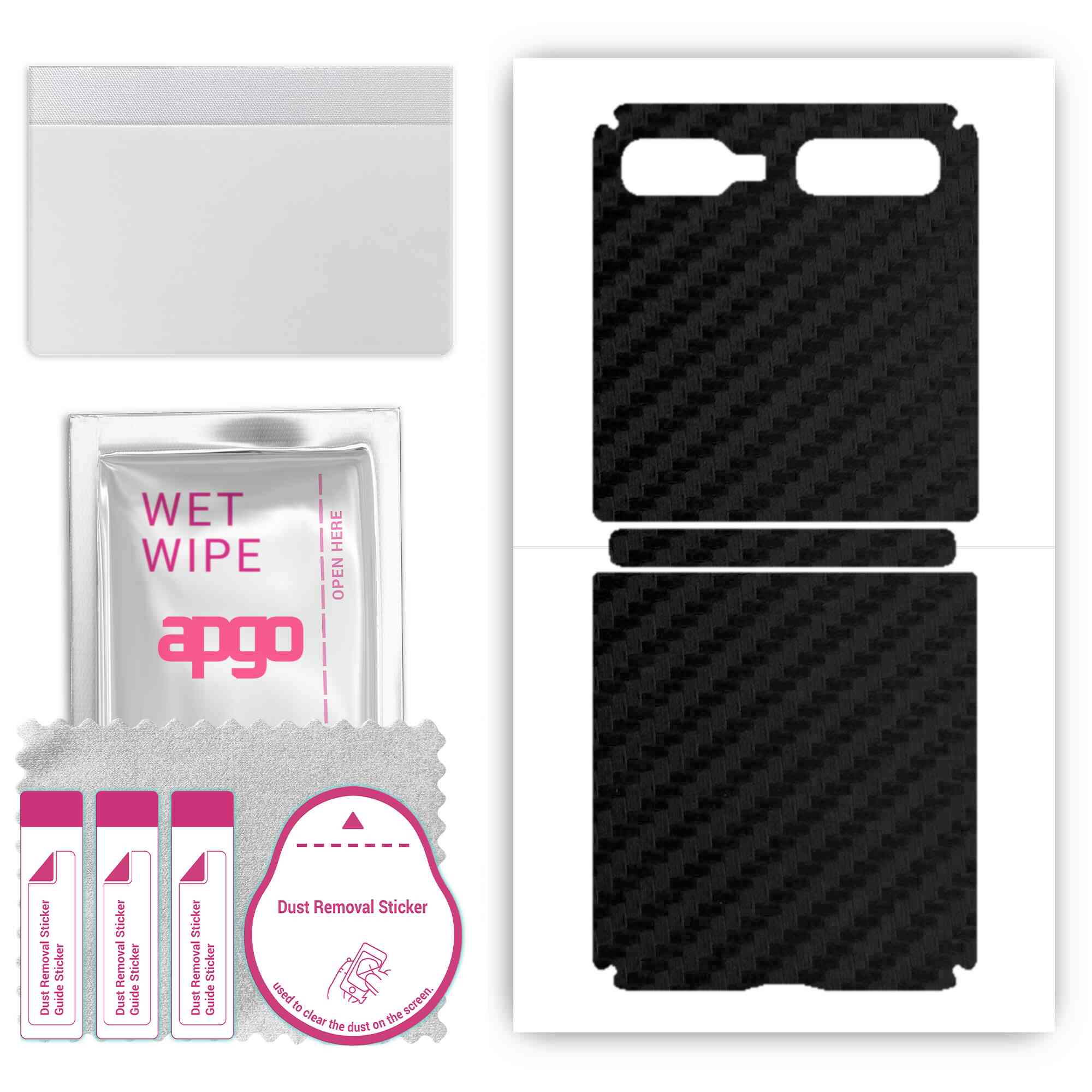 Apgo Protective Skin Sticker для задньої панелі, сумісної з Samsung Galaxy Z Flip (Перша модель), Пакетна плівка, фольга, вініл – візерунок чорного вуглецю
Apgo Protective Skin Sticker для задньої панелі, сумісної з Samsung Galaxy Z Flip (Перша модель), Пакетна плівка, фольга, вініл – візерунок чорного вуглецю