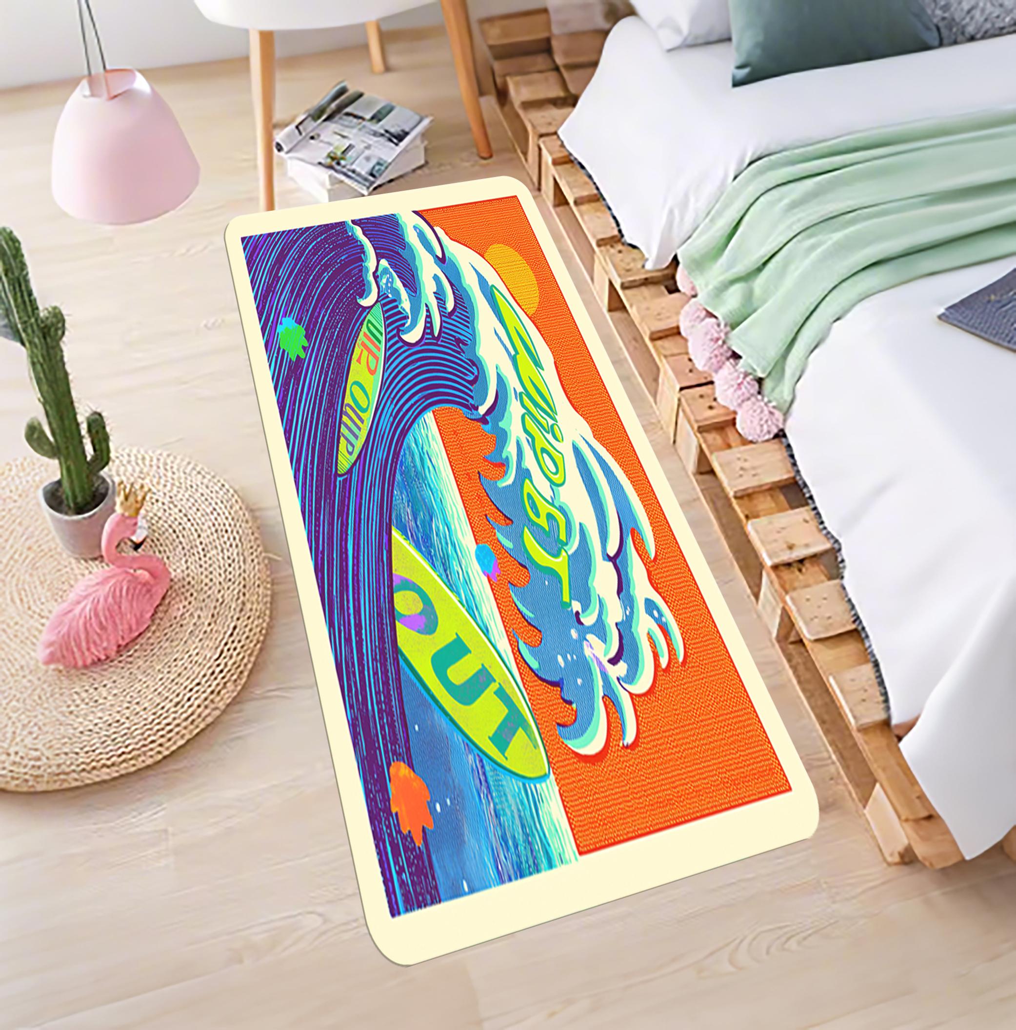 The American coastline pop pattern is suitable for non-slip rugs for living room, bedroom, kitchen, and hallway decoration 40cmx60cm
The American coastline pop pattern is suitable for non-slip rugs for living room, bedroom, kitchen, and hallway decoration 40cmx60cm